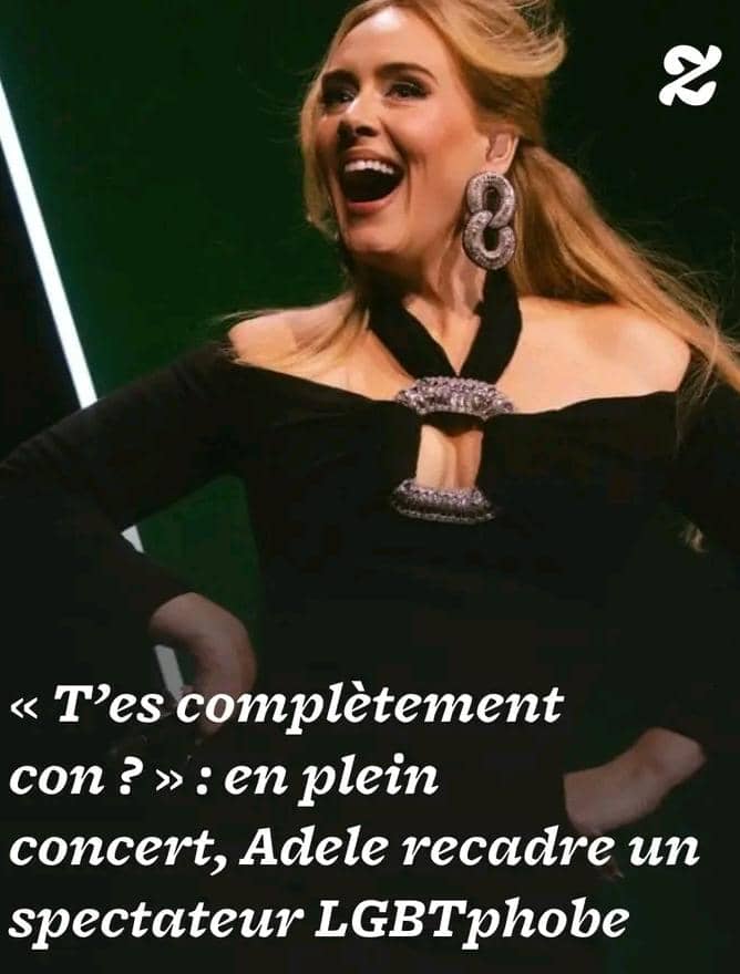 «Tu es tellement ridicule» : Adele sort de ses gonds en plein concert