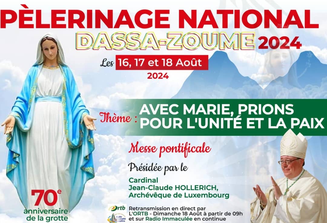 Dassa/Pèlerinage Catholique: Aux Couleurs Du 70ème Anniversaire