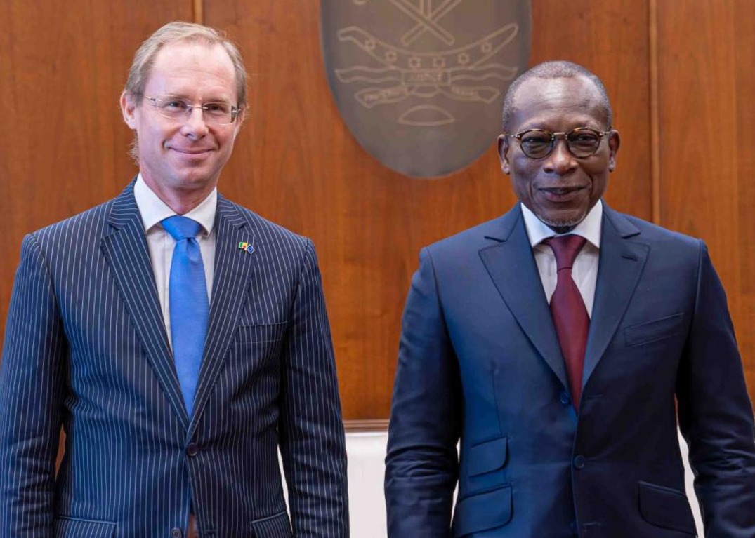 Bénin : L&rsquo;ambassadeur de lUE Avec Les Médias Après Ses Lettres De Créances À Talon