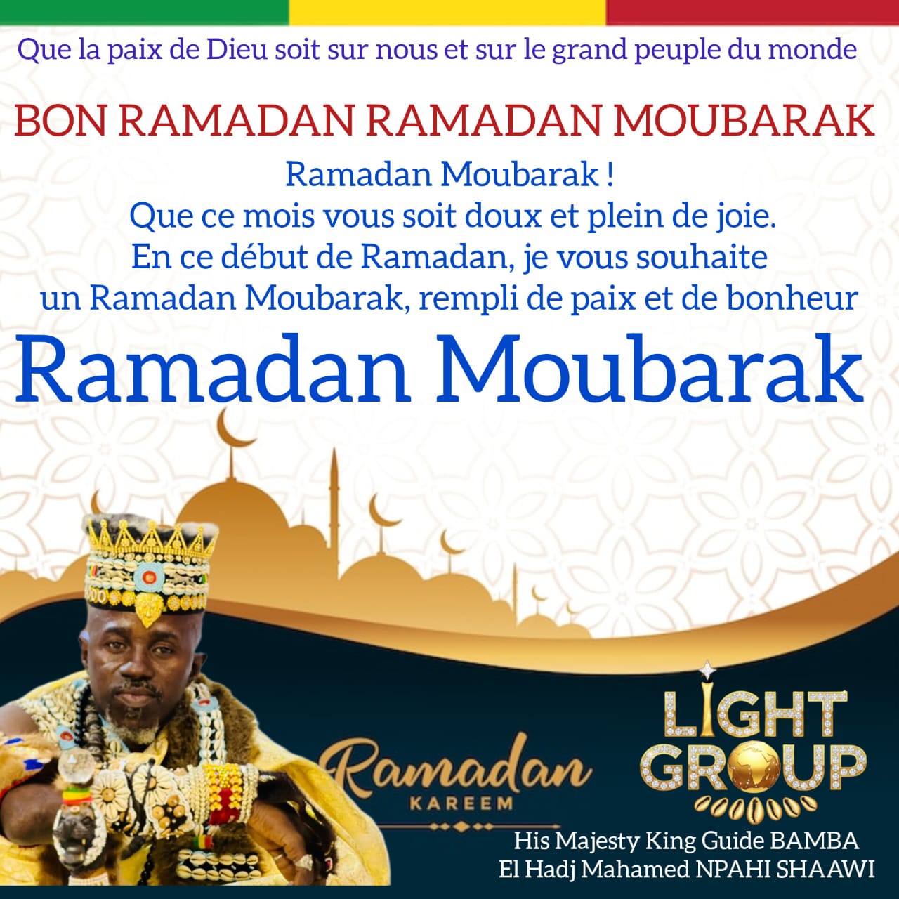 Ramadan : Message Du Guide Bamba Aux Musulmans Du Monde