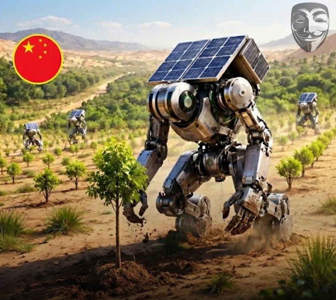 Chine : Des Robots Solaires Pour Reboiser Les Déserts