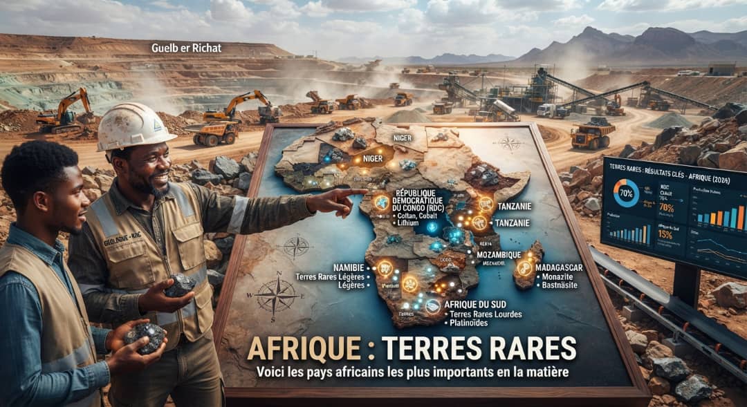 Afrique/Terres Rares :  Voici Les Importants Pays Africains En La Matière